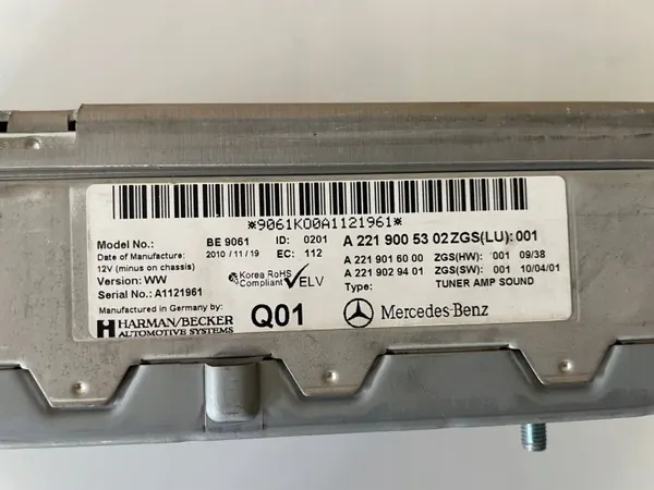 Harman Kardon Vahvistin OEM A2219005302 Mercedes image 4