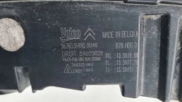 Citroen C4 Grand Picasso II Luz LED DRL Derecha 9676036480 image 4