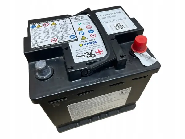 AGM Start-Stop Akku OEM AKUMULATOR 12V 50AH 570A image 2