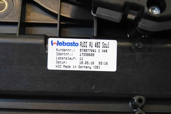 Gebrauchtes Audi OE Schiebedach OEM 8T8877041C für A5 Sportback image 5