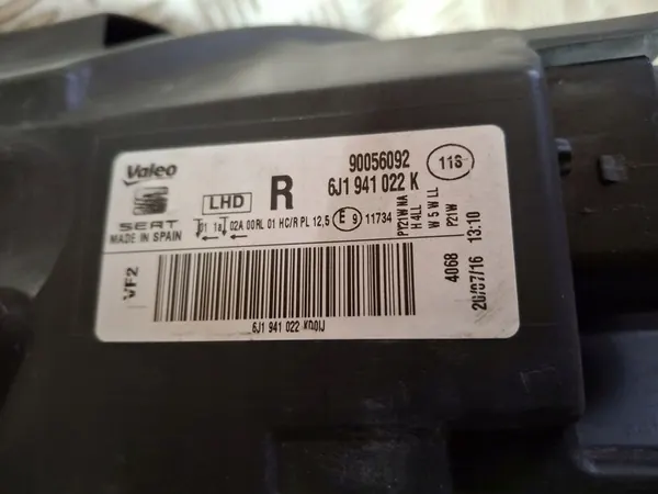 Oikea heijastin SEAT Ibiza IV Lift 2015-2017 OEM 6J1941022K image 5