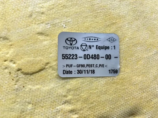 Yaris III Lift 1.5 Isolamento Acústico 55223-0D480 image 6