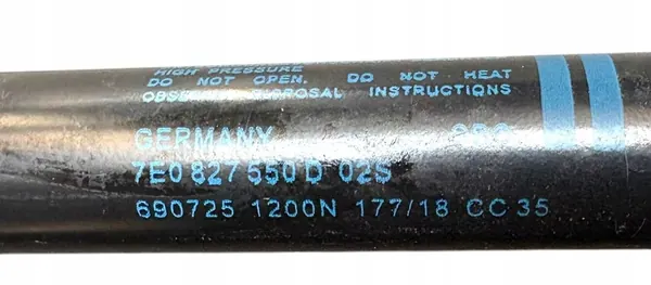 VW T6 förstärkta gasstötdämpare baklucka 7E0827550D image 2