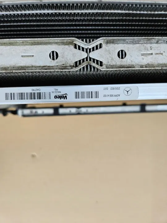 Mercedes S-luokka W223 jäähdytin-setti OEM A0999069104 image 6