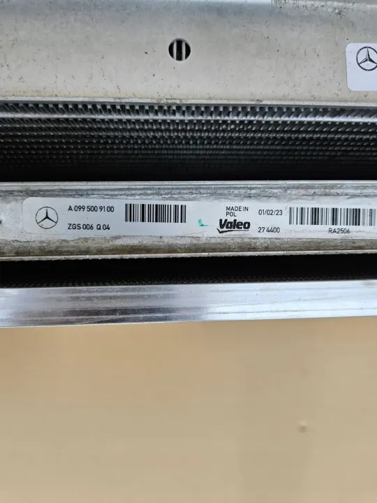 Mercedes S-luokka W223 jäähdytin-setti OEM A0999069104 image 7