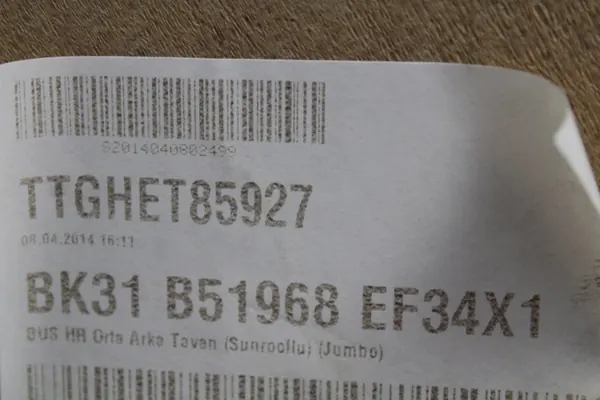Kattoverho Ford Transit MK8 OEM BK31-B51968-EF image 5