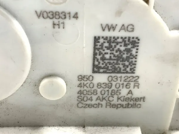 Hintere Rechte Türschloss Audi A7 C8 4K0839016R image 4