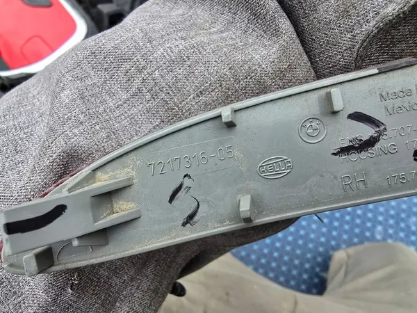 Riflettore paraurti posteriore destro BMW X3 F25 image 3