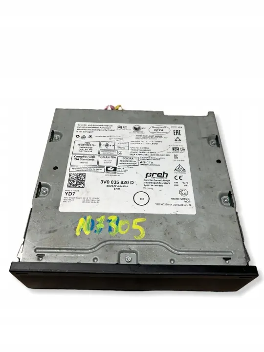 Multimediastation Skoda Karoq OEM 3V0035820D image 2