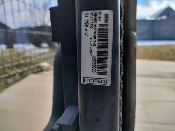 Juego de refrigeración FIAT QUBO FIORINO NEMO BIPPER 1.3 MJ-ET JTD image 7