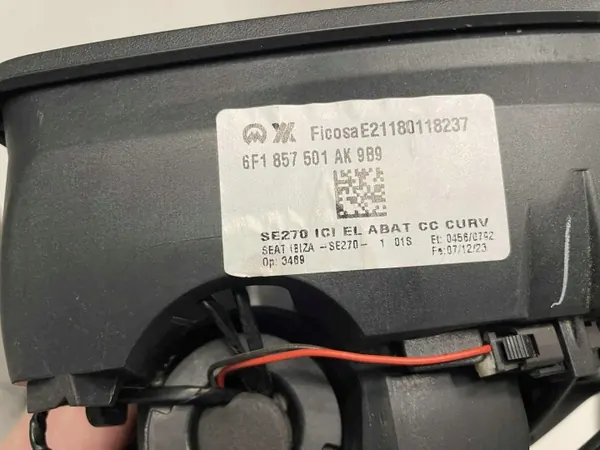 Espelho esquerdo OEM 6F1857501AK para SEAT Ibiza V image 5