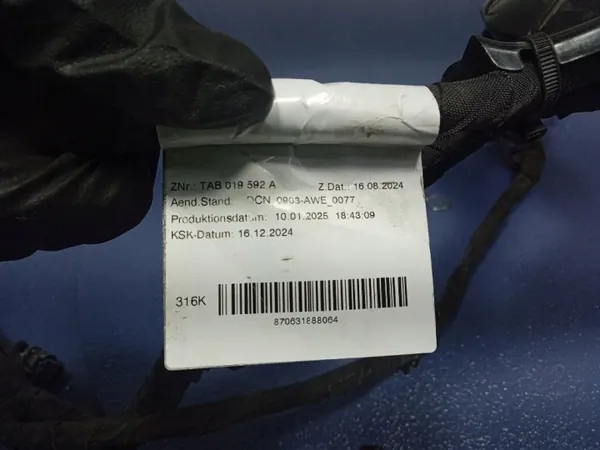Skoda Moottorin Johdotus OEM 1EA971230G - Takaosa image 6