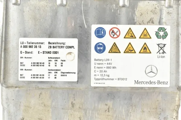 Begagnat batteri OEM A0009823513 Mercedes-Benz 440Ah image 7