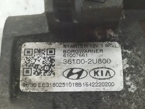 Motor de arranque Hyundai i30 III (2016-) 36100-2U800 image 2