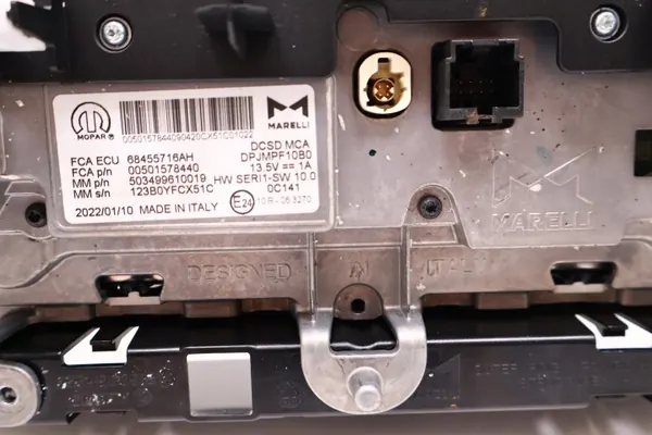 Jeep Compass II Lift Display OEM 68455716AH image 6