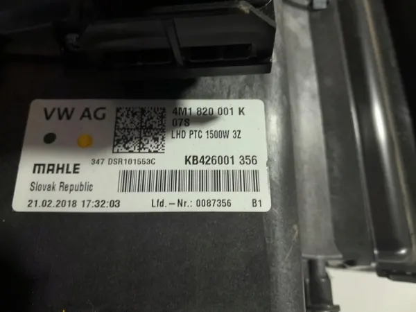 Calefactor Audi Q7 II OEM 4M1820001K - Audi OE usado image 5
