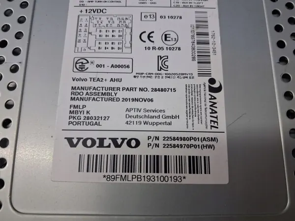 OEM 22584980 Mudador CD para Rádio Volvo FH4 FM4 image 4