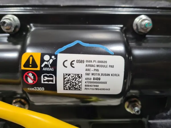 OEM 42538409 Matkustajan Airbag Opel Mokka image 5