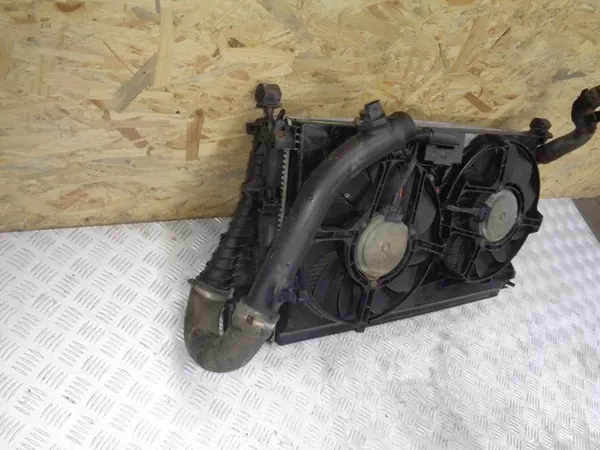 CHŁODNICA WODY WENTYLATOR KOMPLET OPEL VECTRA C SIGNUM 2.0 T 2002- 24410989 image 10