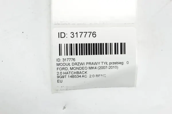 Módulo controle porta Ford Mondeo MK4 OEM 9G9T14B534AC image 6