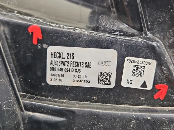 Luz LED trasera derecha Audi Q5 08- image 9
