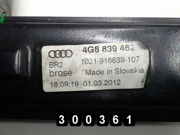 Régulateur de vitre Audi A7 OEM AM-300361 Occasion image 3