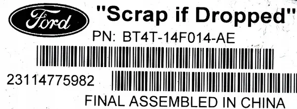 Prise AUX/USB Ford OEM BT4T14F014AE - Occasion image 5