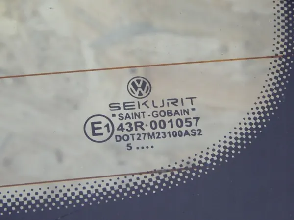 VW T5 Achterdeur Glas Links OEM AS2 image 4