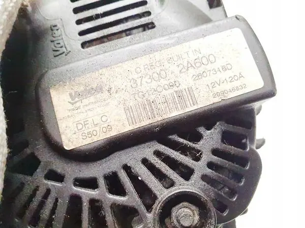 Alternador Hyundai i30 2010 1.6L OEM 373002a600 image 2