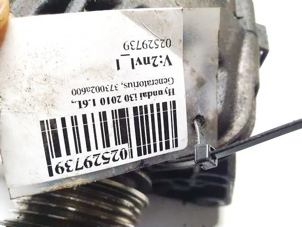 Alternador Hyundai i30 2010 1.6L OEM 373002a600 image 4