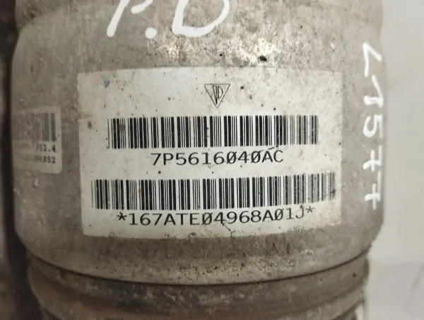 Begagnad Porsche luftfjädring OEM 7P5616404Q fram höger image 7
