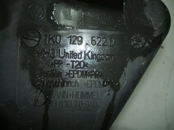 Filtre à air et résonateur VW Touran I Skoda Seat 1.6 image 5