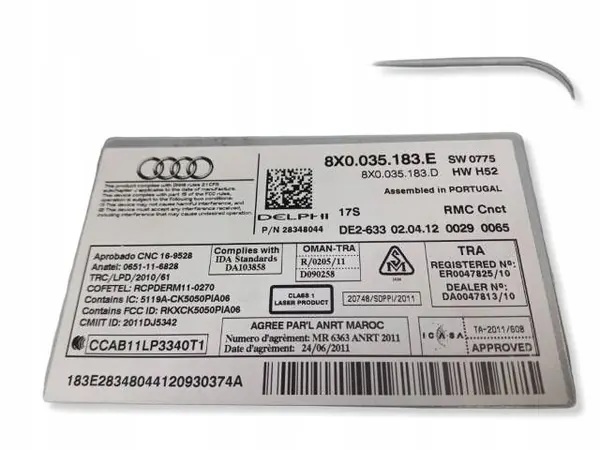 Audi OE Radio 8X0035183E - Käytetty kunnossa image 8