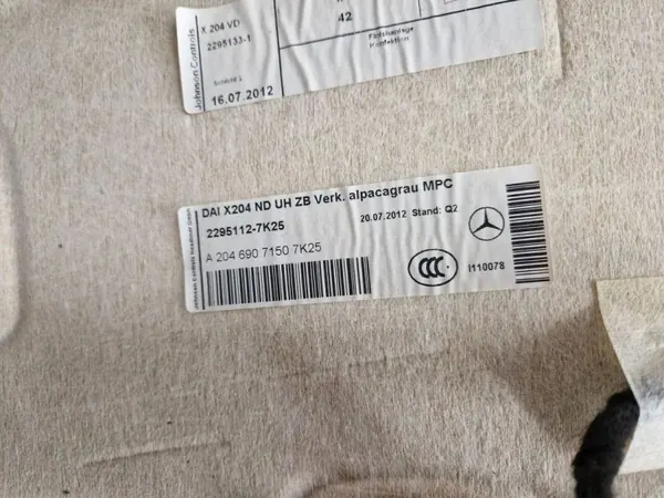 Techo Mercedes-Benz GLK OEM A2046907150 Usado image 8