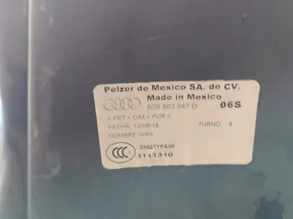 OEM 80B863947D Väliseinäeristys Audi Q5 II:lle image 7