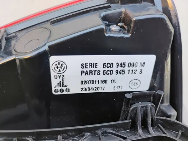 VW POLO V 6C LIFT 14-17 LÁMPARA TRASERA DERECHA 6C0945096M image 8