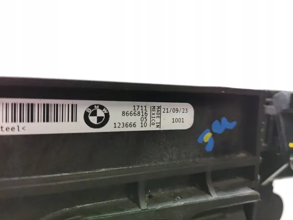 KOMPLET CHŁODNIC WENTYLATOR wlot BMW g42 218 i 220i 230i ORG. 8497282 image 5