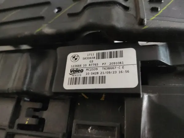 KOMPLET CHŁODNIC WENTYLATOR wlot BMW g42 218 i 220i 230i ORG. 8497282 image 8