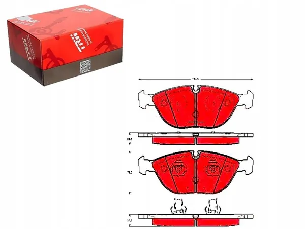 TRW GDB1285 Remblokken voor BMW 7 E38 image 9