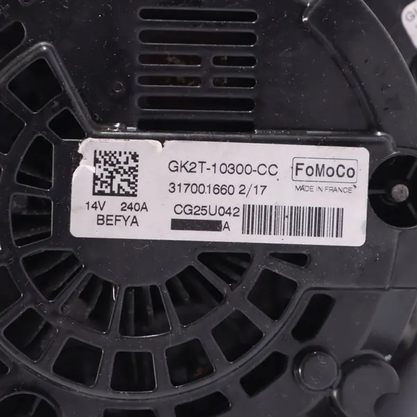 Ford Transit Custom Generaattori 240A 14V 2.0 Ecoblue OEM image 9