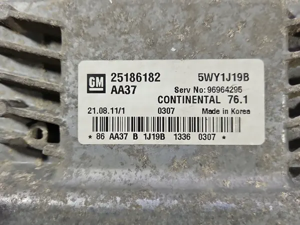 Unité de contrôle moteur Chevrolet Cruze 1.6 16V image 6