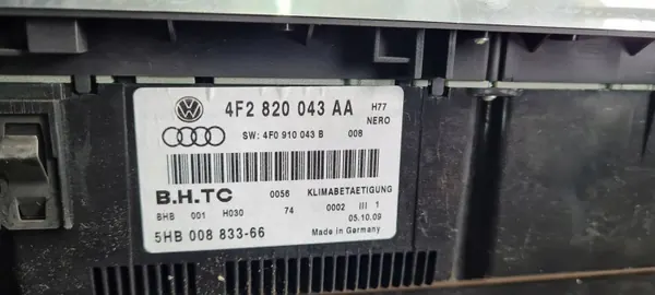Panel climatización Audi A6 C6 OEM 4F2820043AA image 9
