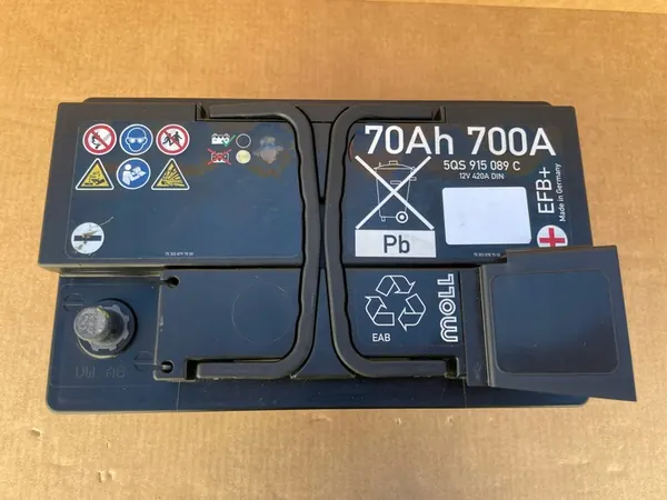 Batterie 5QS915089C 70AH 700A VW Skoda Audi 2024 image 2