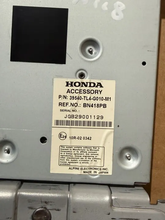 Trocador DVD OEM 39540-TL4-G010-M1 para Honda Accord image 3