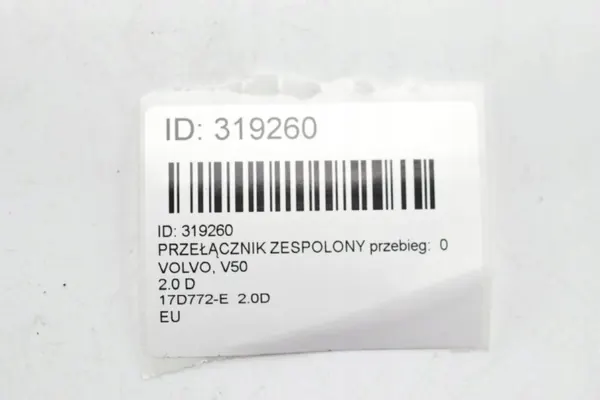 Interruptor Volvo V50 2.0D 2005 OEM 17D772-E Usado image 6