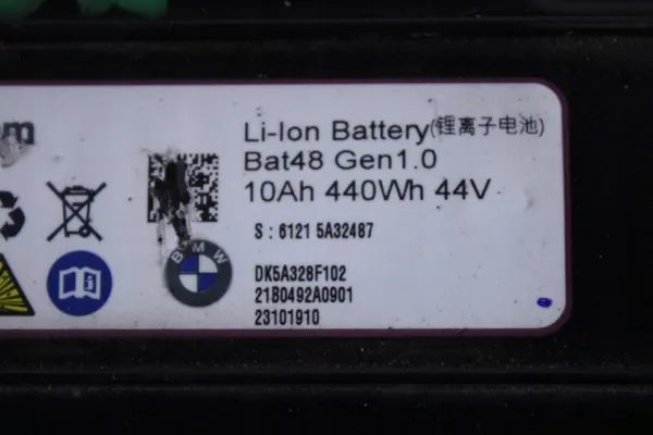 BMW 3 G20 G21 Lithium-Ion Batterij 10Ah 440Wh 44V 5A32487 image 4