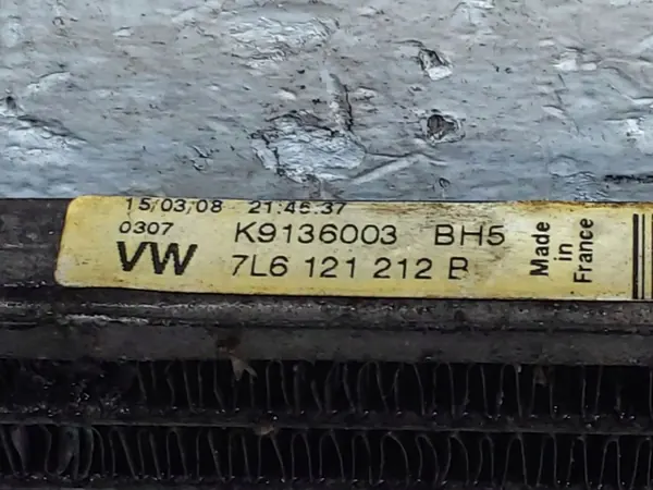 2008 Volkswagen Touareg I Radiador de óleo 7L6121212B image 2