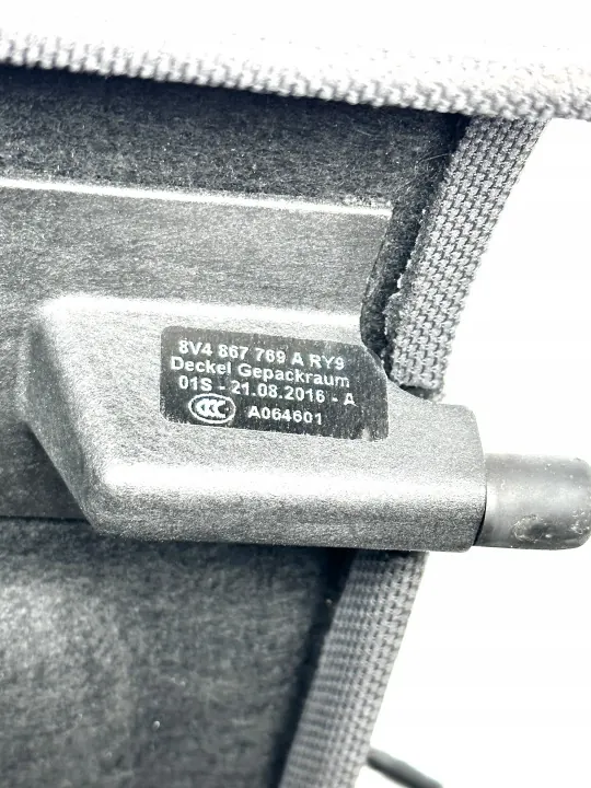 Audi A3 8V Sportback kofferbakplank OEM 8V4867769A image 6