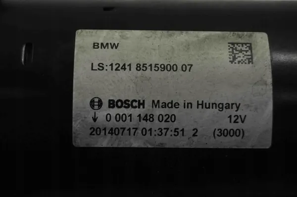 Motor de arranque BMW X5 (F15, F85) 3.0L diésel 2014 12418515900 image 4