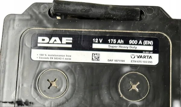 DAF Accu 12V 175AH 900A 1871194 image 3